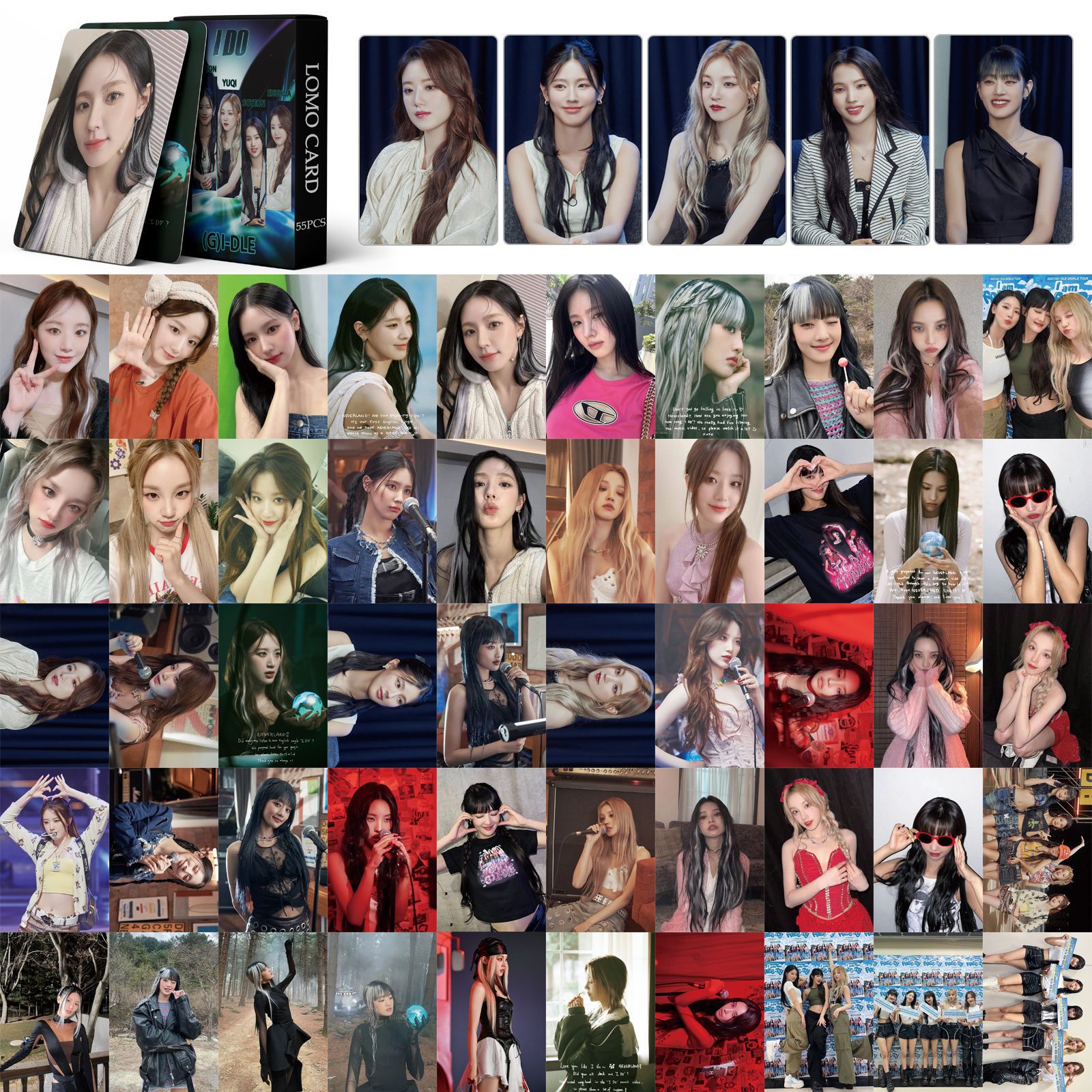 Set 55 lomo card (G)-IDLE I DO 2023