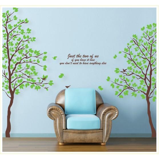Decal trang trí Cây lớn làm được nhiều kiểu