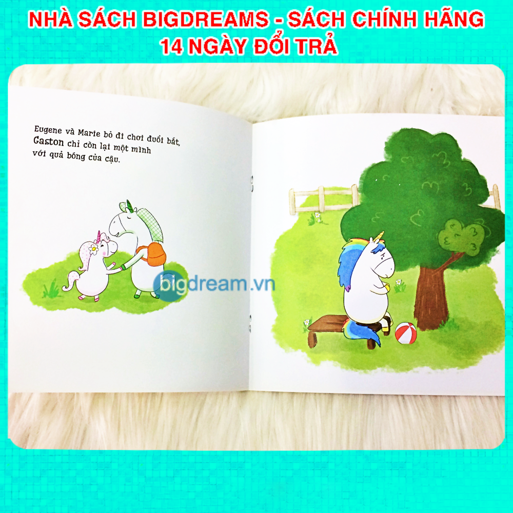 Ehon Cho Bé Phát Triển Trí Thông Minh Cảm Xúc EQ Cho Trẻ 3- 8 Tuổi - Những Cảm Xúc Của Gaston (Bộ 8 Quyển)