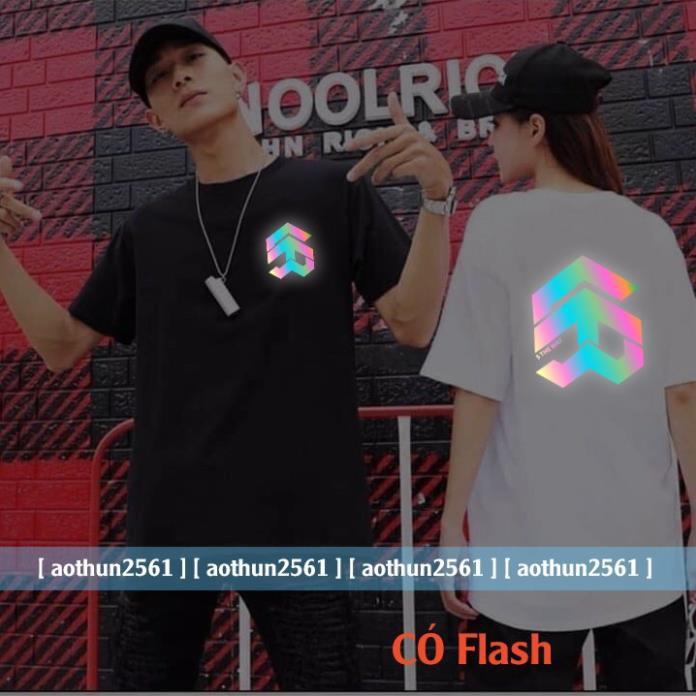 Áo Tay Lỡ Unisex Phản Quang 7 màu