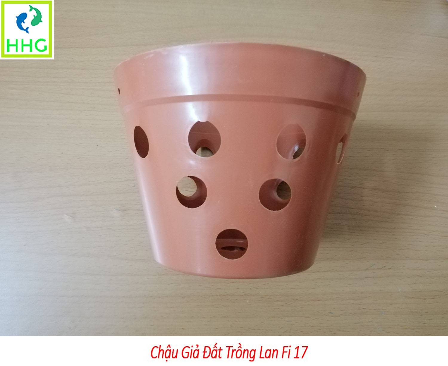 20 chậu giả đất trồng lan Fi 17 - đường kính 17cm