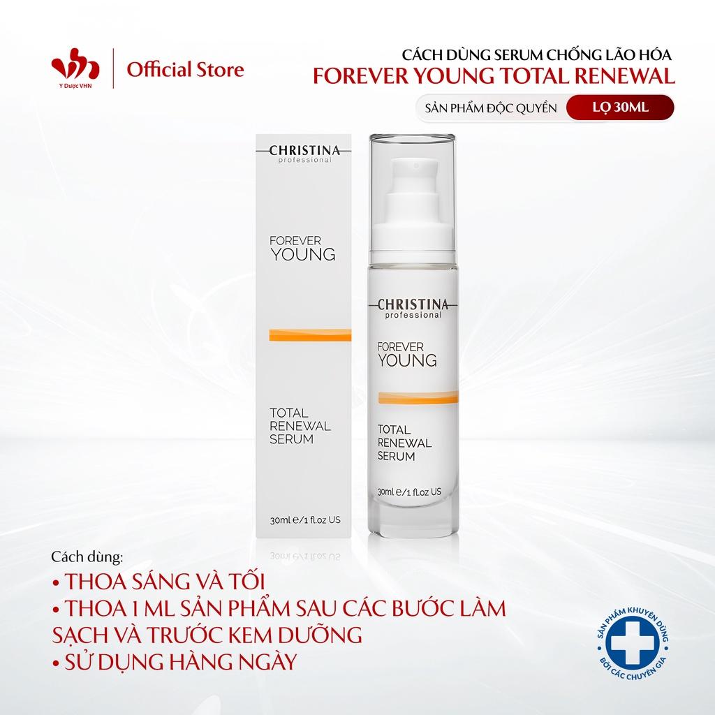 Serum Chống Lão Hóa Forever Young Total Renewal CHRISTINA Giúp Phục Hồi Nếp Nhăn, Da Căng Bóng 50ml/Lọ
