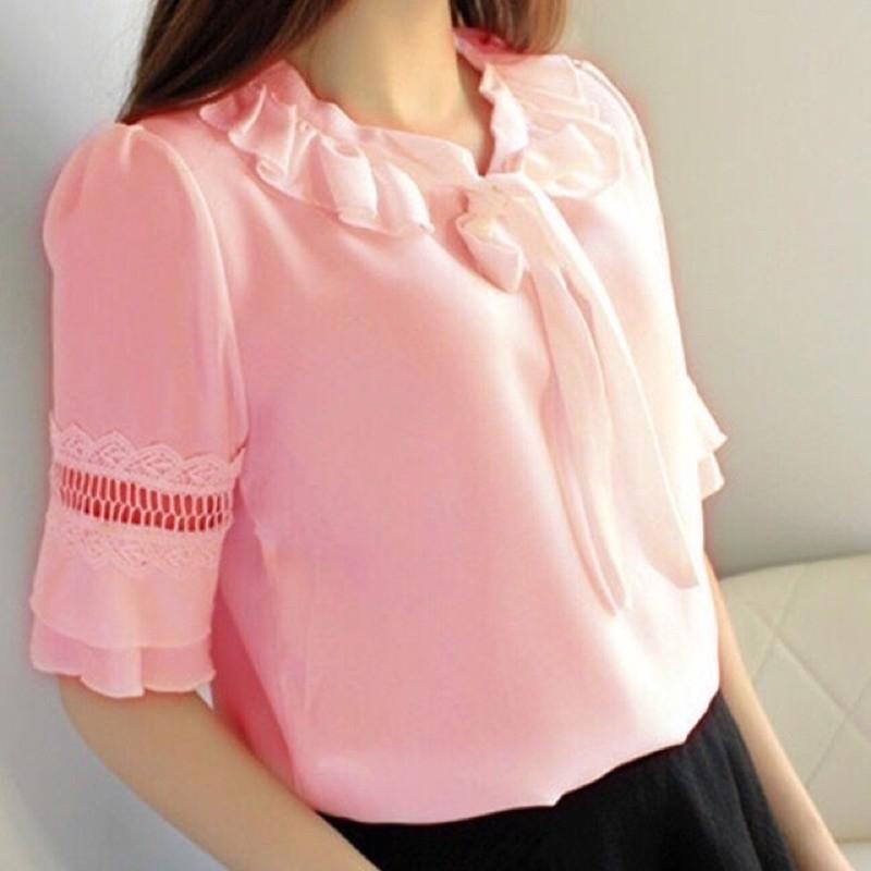Áo tay phối ren Hana