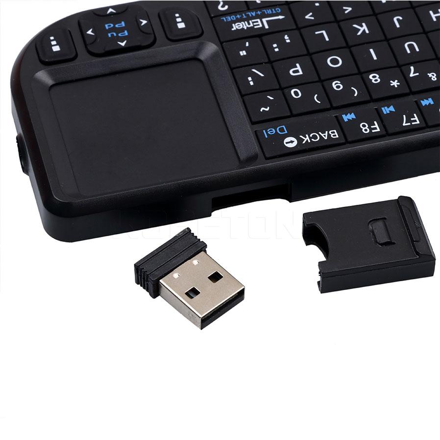 Mini 2.4G RF Bàn Phím Không Dây 3 Trong 1 Bàn Phím Mới Có Bàn Di Chuột Mouse Thích Hợp Cho Máy Tính Xách Tay Thông Minh Truyền Hình hộp