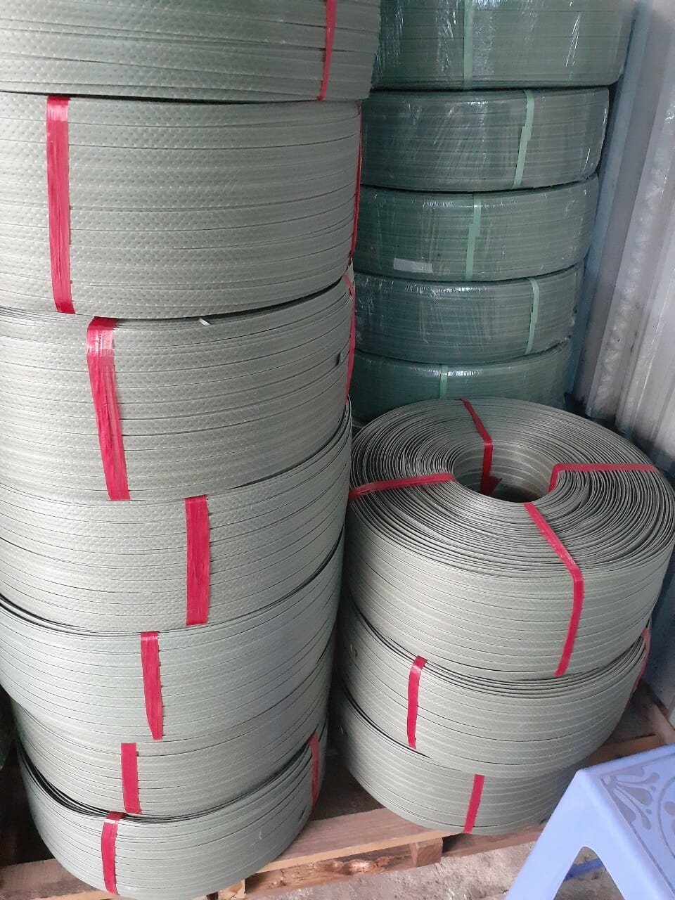 Dây đai nhựa PP buộc kiện hàng cuộn 12kg loại C