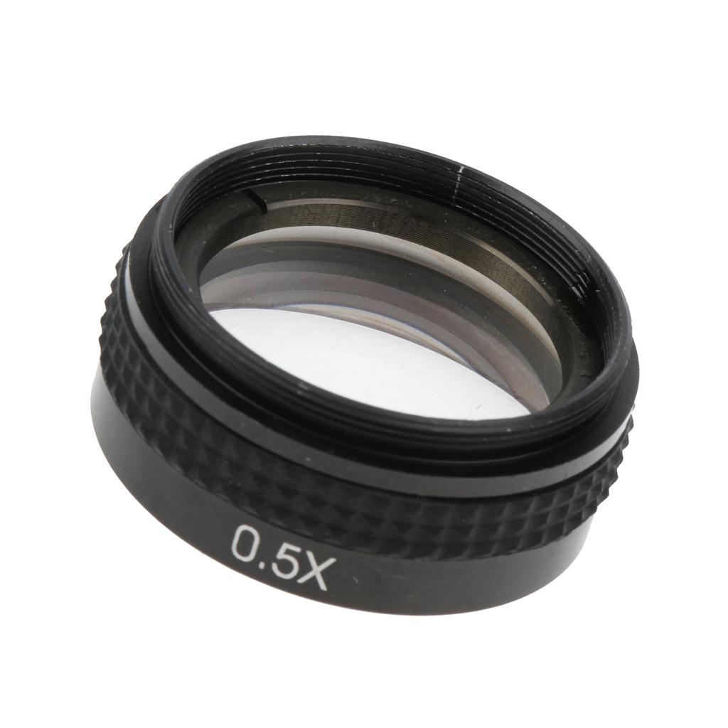 0.5 Compartment Barlow Auxiliary Lens with 42 Mm Mounting Thread for Stereo Microscope