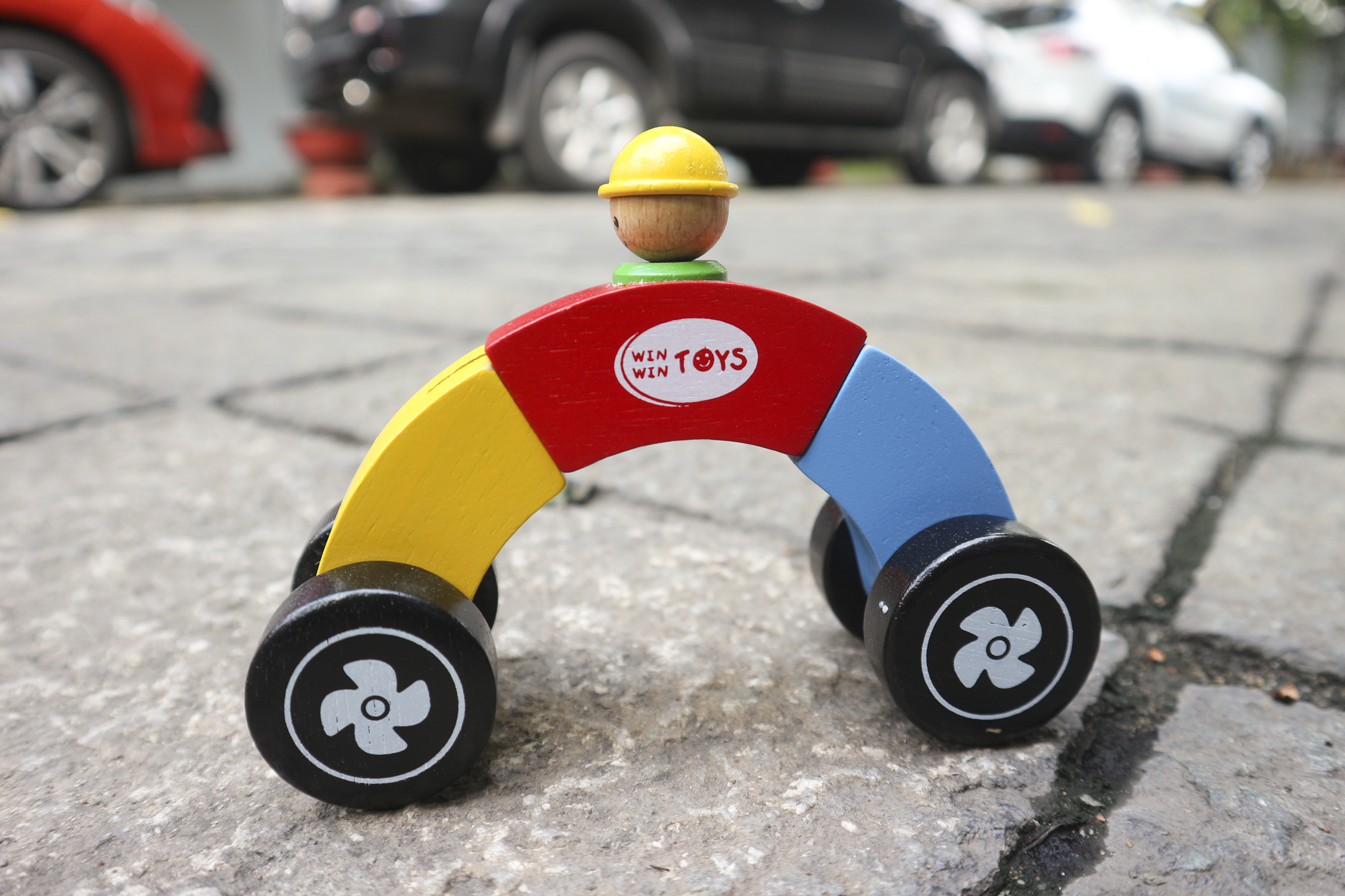 Đồ chơi gỗ Winwintoys - Xe đua biến hình