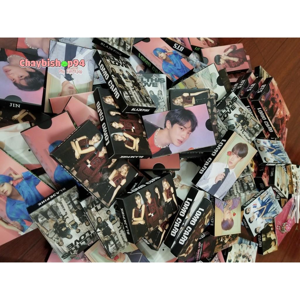 Lomo hộp 30 tấm BLACKPINK, WANNA ONE, BTS, GOT7, TWICE, TFBOYS, NCT, RED VELVET, TXT, BIGBANG, SEVENTEEN, Sơn Tùng