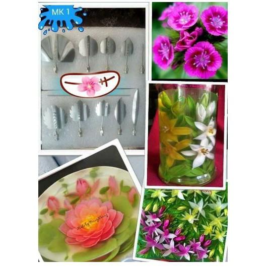 BỘ KIM NGHỆ THUẬT LÀM RAU CÂU 3D