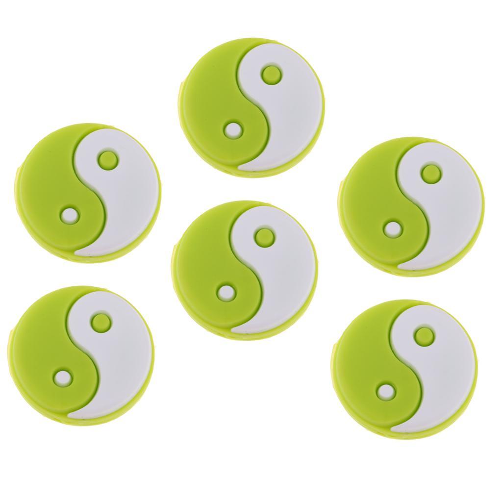 2-3 of pack 6pcs Silicone Tennis Racquet Racket Vibration