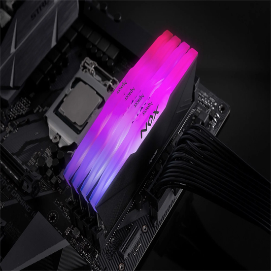 Hình ảnh Bộ nhớ RAM PC Apacer DDR4 8GB 3200 OC NOX RGB AURA2 - Hàng chính hãng