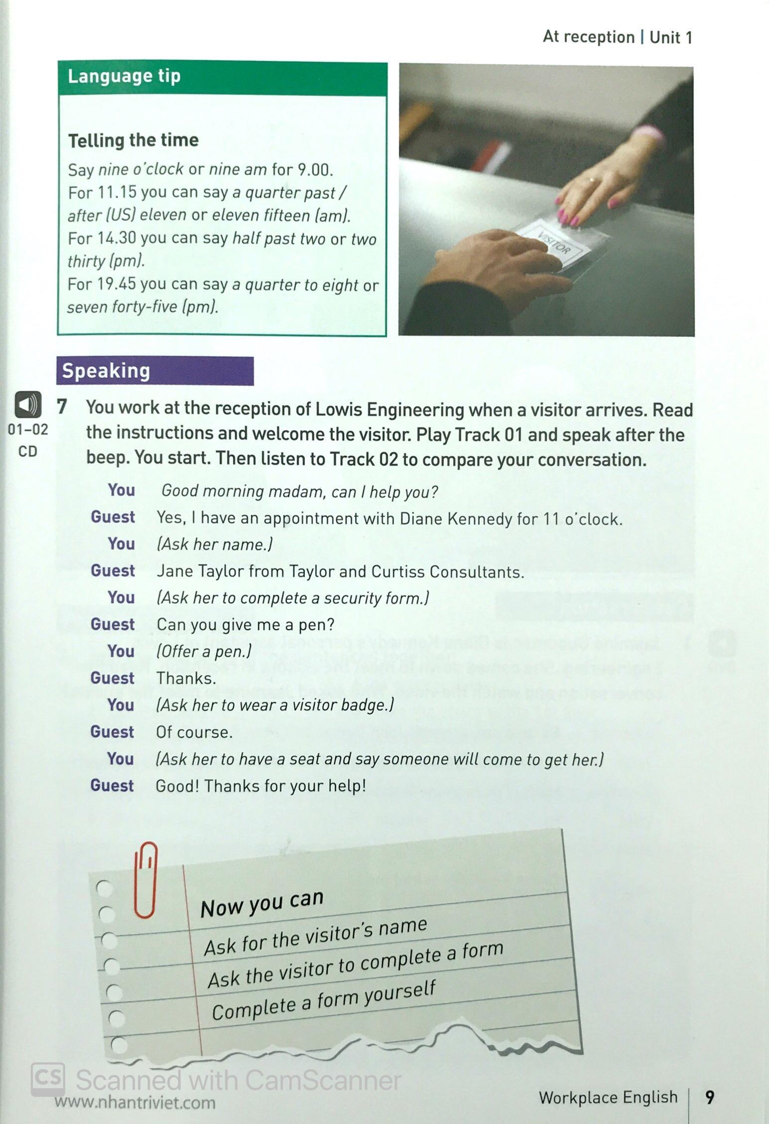 Collins English For Work - Workplace English (Kèm CD)