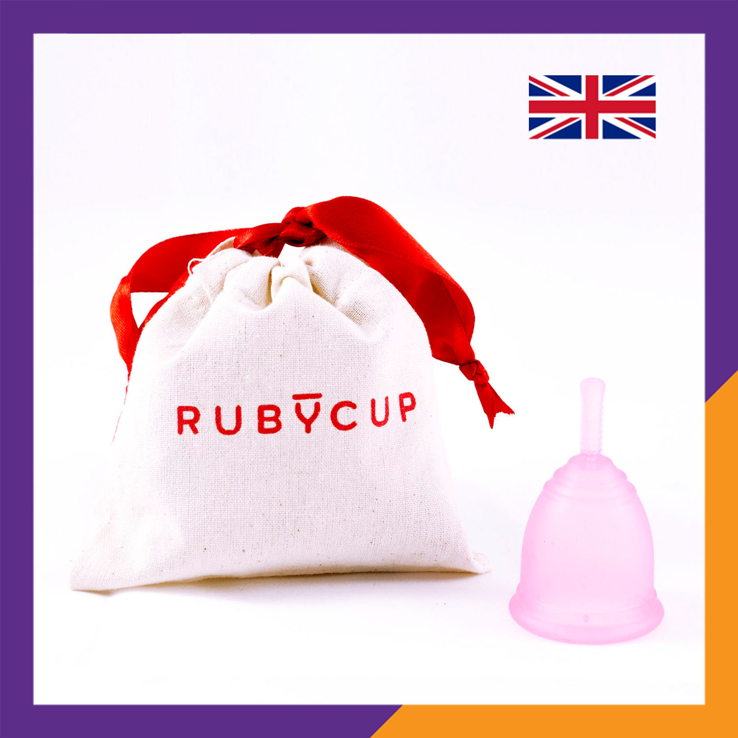 Cốc Nguyệt San Ruby Cup Anh Màu Hồng - Độ Mềm Phù Hợp Phụ Nữ Việt - Vật liệu 100% Sillicon Y Tế Đạt Tiêu Chuẩn FDA – Hàng Chính Hãng Thương Hiệu Được Yêu Thích Tại Anh Và Hơn 36 Quốc Gia - Ruby Cup Pink