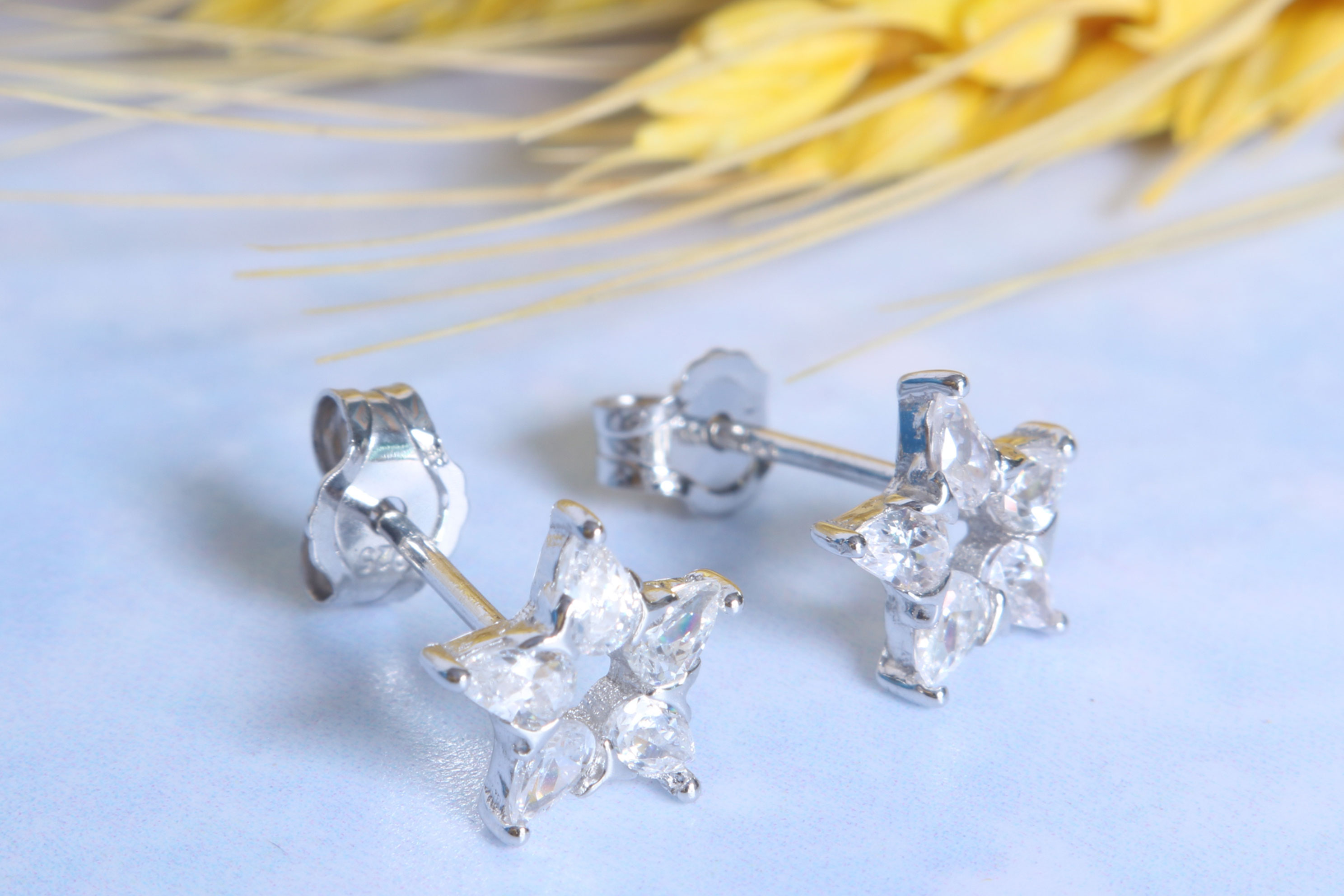 Bông Tai Bạc Nữ Stars love