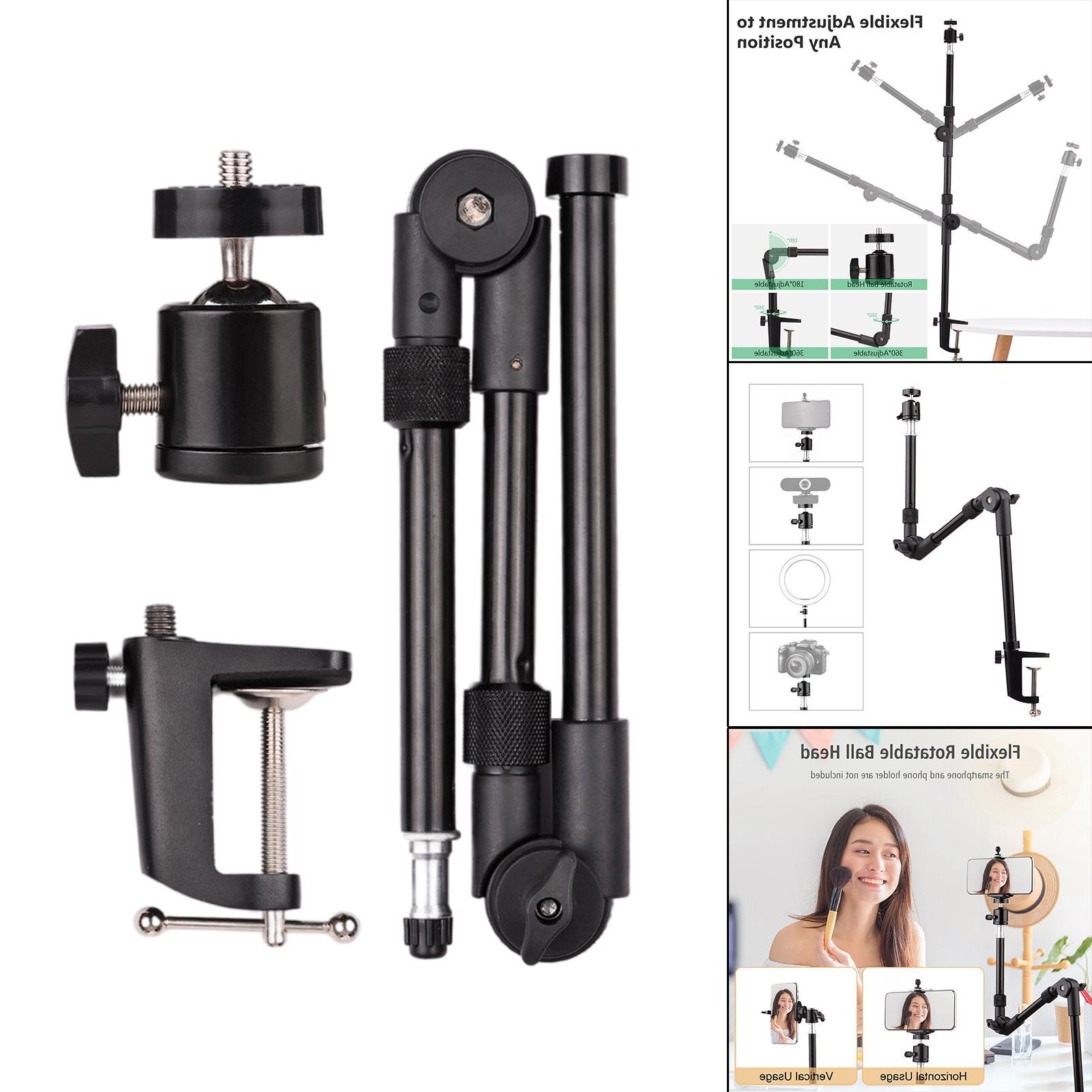 Monitor Desk Mount Stand Flexible Accessories Video Stand Camera Clip