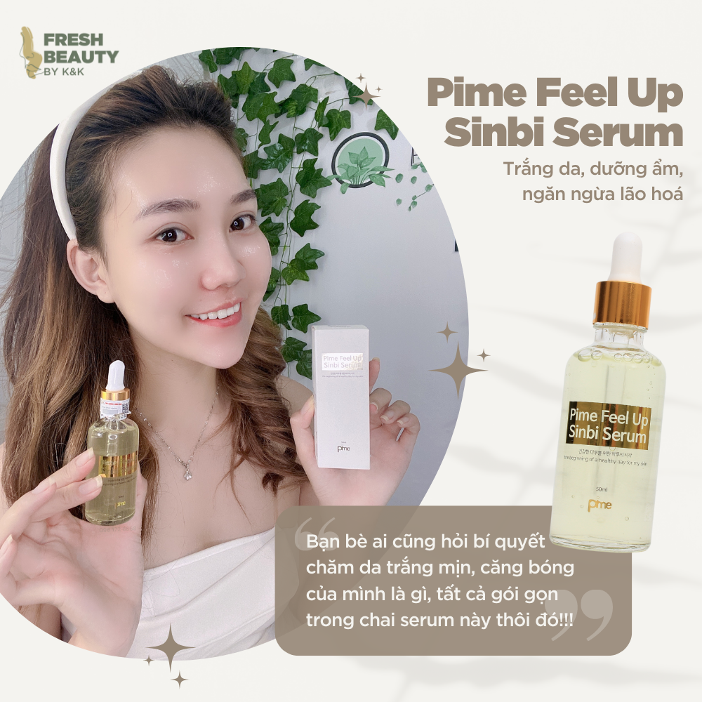 Set hỗ trợ mờ nám, tàn nhang Pime chứa tinh chất tự nhiên tái tạo, dưỡng trắng căng bóng (3sp)