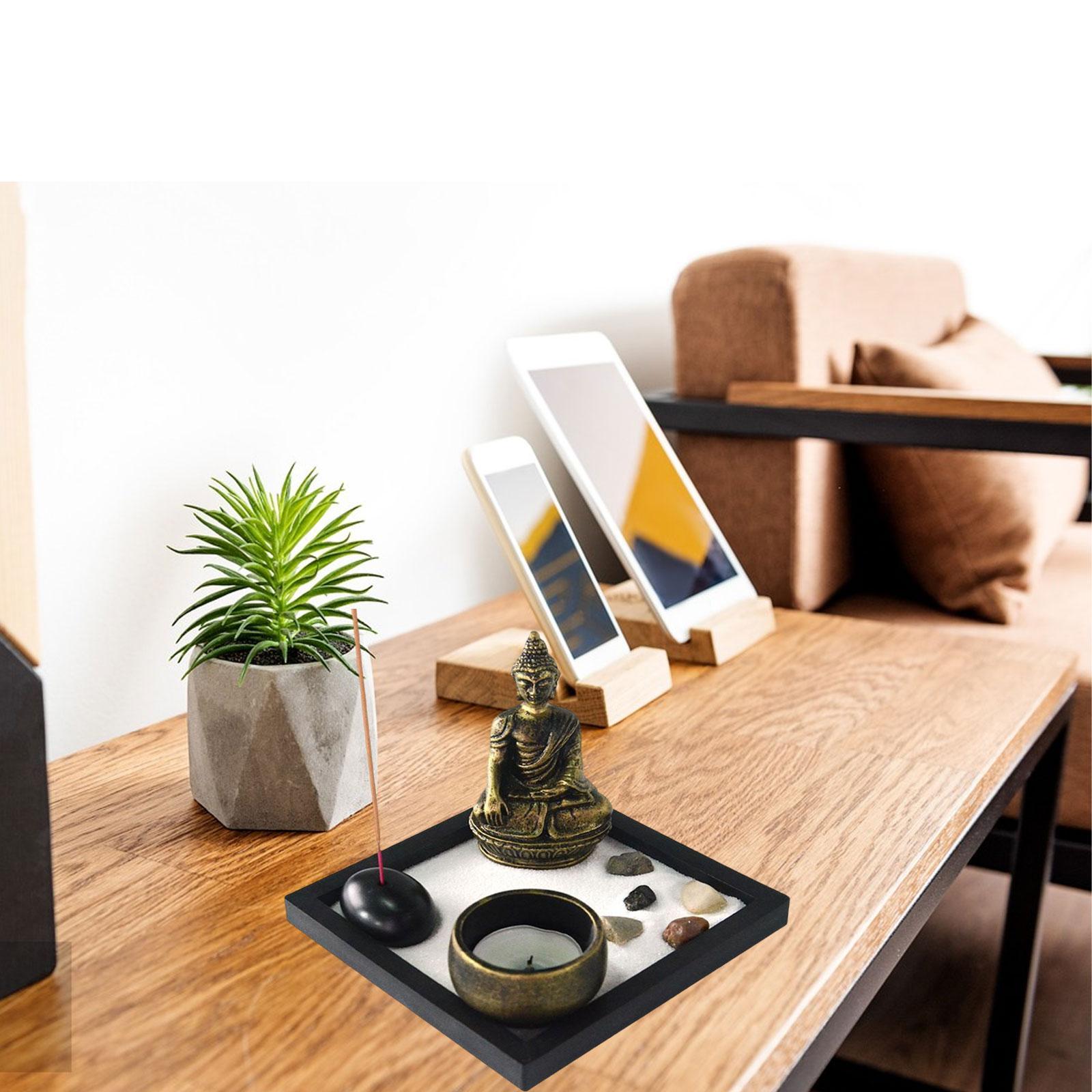 Buddha Sand Desktop Garden Sandbox Feng Shui for Office