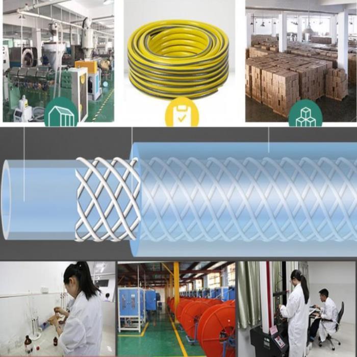 Bộ dây vòi xịt nước rửa xe, tưới cây . tăng áp 3 lần, loại 3m, 5m 206587 cút sập,nối nhựa vàng+ tặng đai