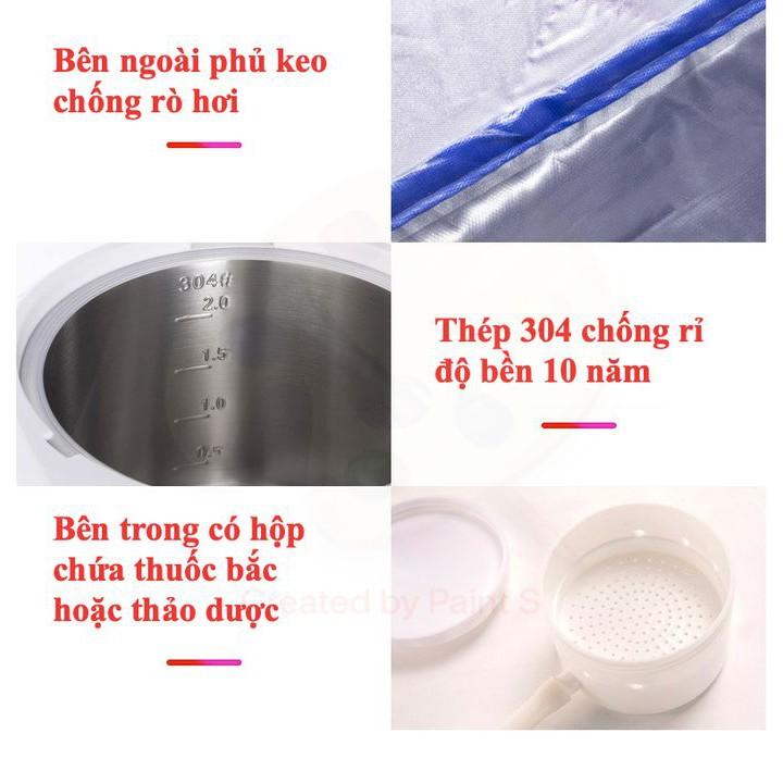 NÔI KÈM LỀU XÔNG HƠI CAO CẤP - TẶNG KÈM TINH DẦU