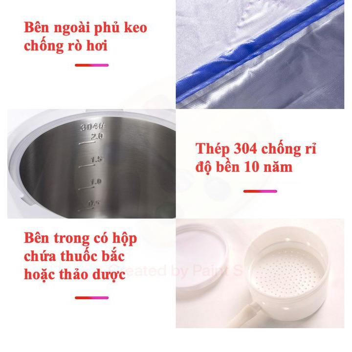 NÔI KÈM LỀU XÔNG HƠI CAO  CẤP - TẶNG KÈM TINH DẦU