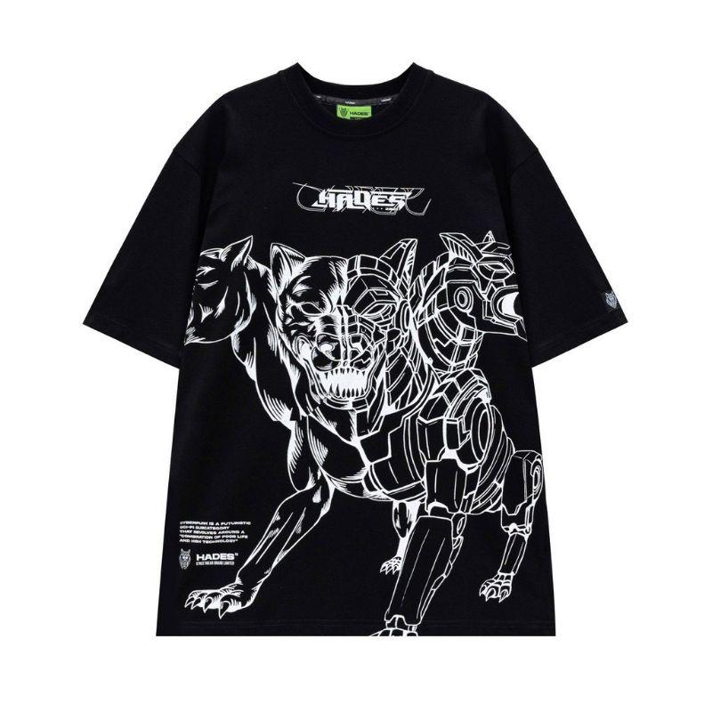 Áo thun unisex tay lỡ HADES CERBERRUS chó săn || Hany shop