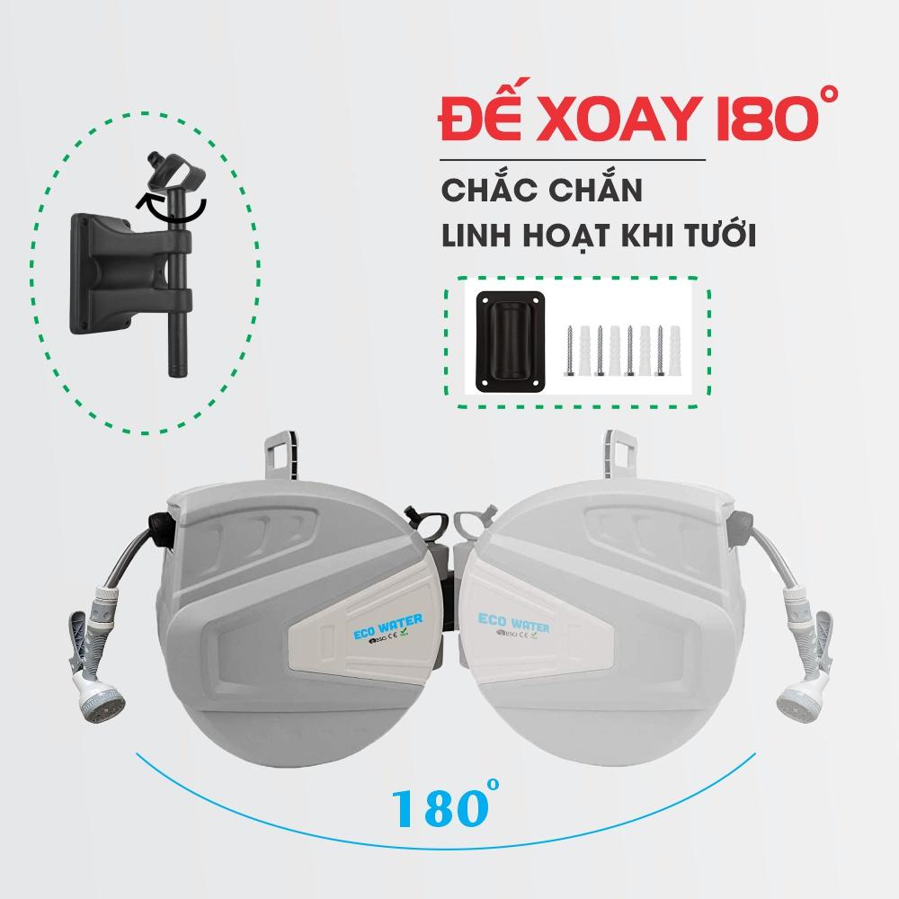 Vòi tưới cây tự cuốn dây. Giá rẻ - Gọn nhẹ - Tiện dụng - Bền 5-7 năm. Tặng kèm đầu phun 9 chế độ. Số lượng có hạn