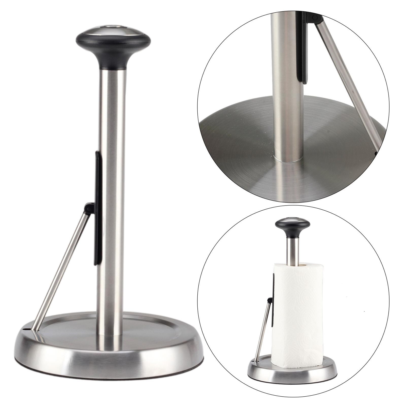 Paper Towel Holder Standing Stainless Steel Adjustable