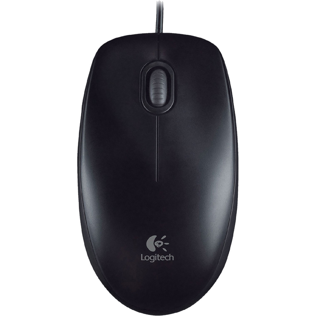 Chuột máy tính Logitech M100R Đen - Hàng chính hãng