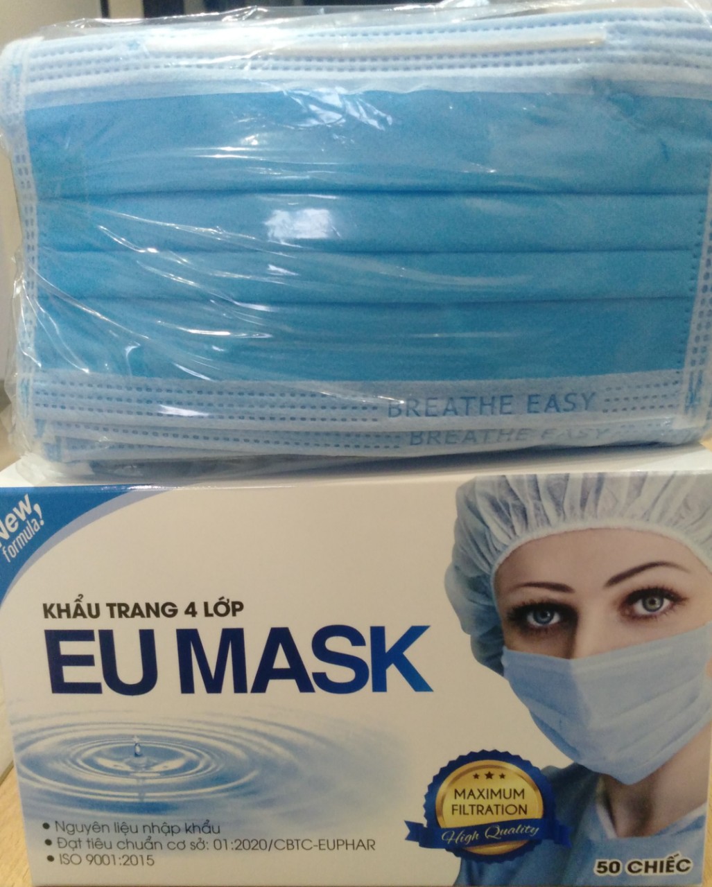 Khẩu trang EUmask – khẩu trang y tế 4 lớp