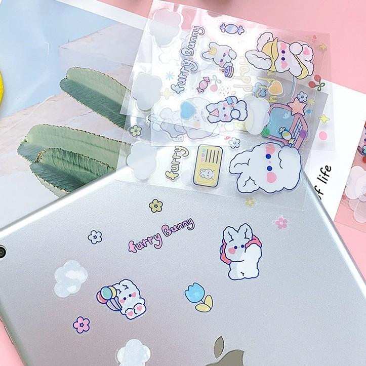 Tấm miếng dán sticker chống nước trang trí hộp nhựa cốc nhựa laptop ST82