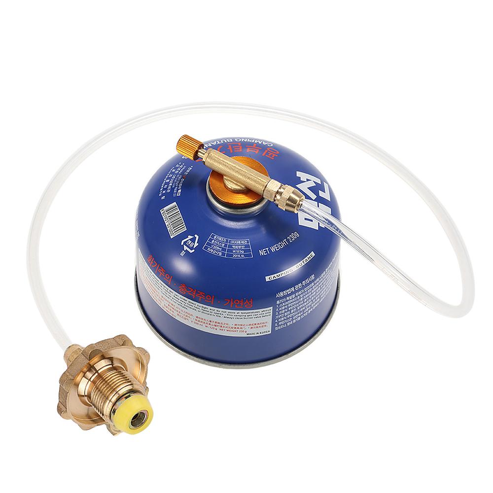 Outdoor Camping Gas Stove Adapter Gas Tank Refilling Pipe Gas Stove Accessories