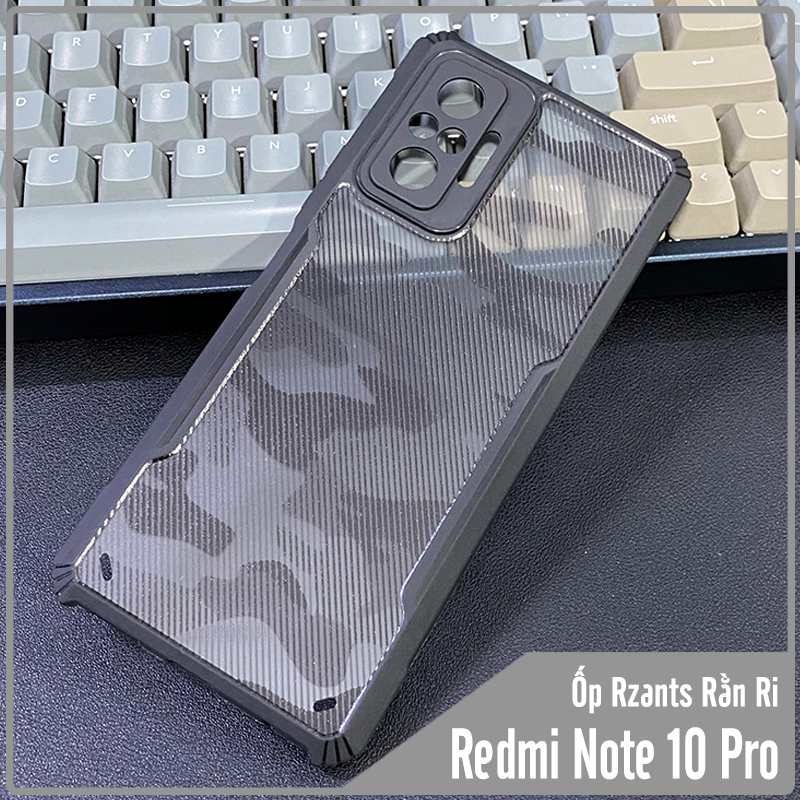 Ốp lưng cho Xiaomi Redmi Note 10 Pro Rzants rằn ri - Hàng nhập khẩu 