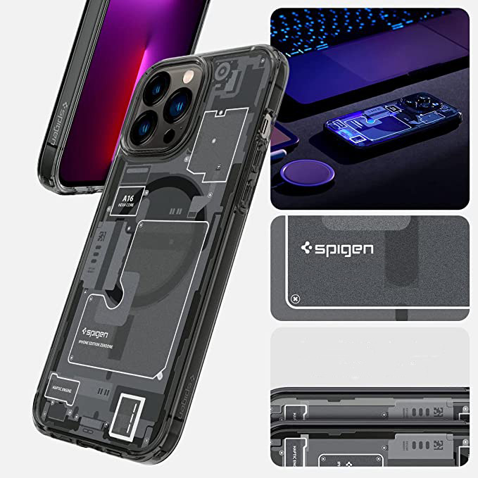 ỐP LƯNG DÀNH CHO IPHONE 13 PRO MAX SPIGEN ULTRA HYBRID MAGFIT ZERO ONE bảo vệ chống rơi, trầy xước và trông cực xịn - Hàng Chính Hãng