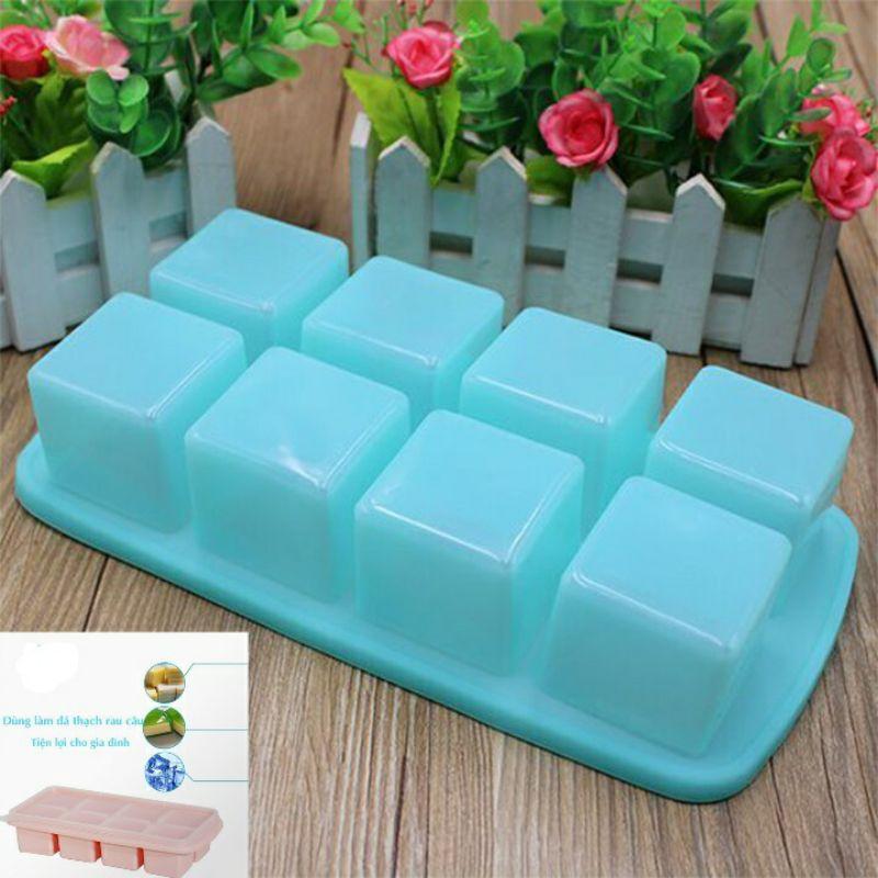 Khay đá có nắp 8 viên nhựa Việt Nhật