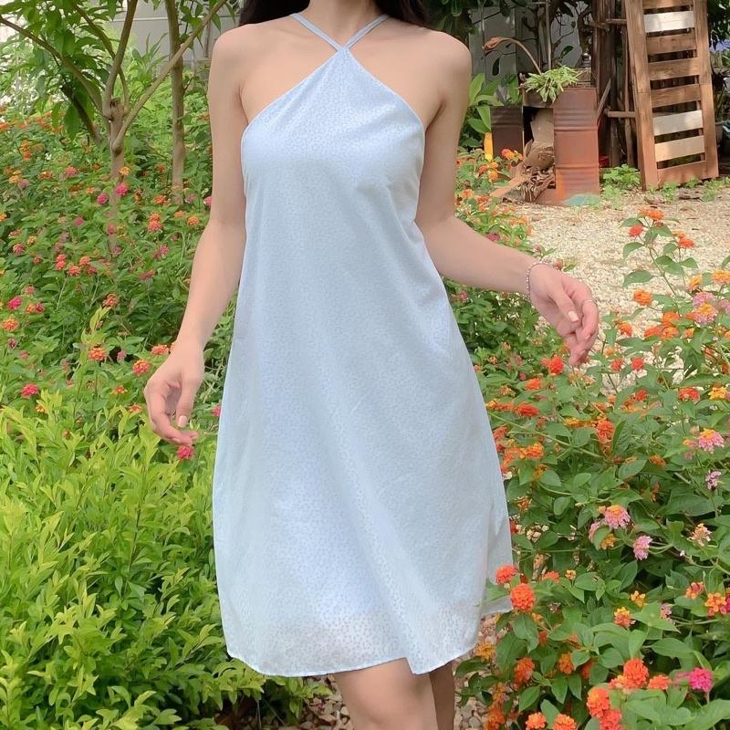 Đầm dây yếm babydoll