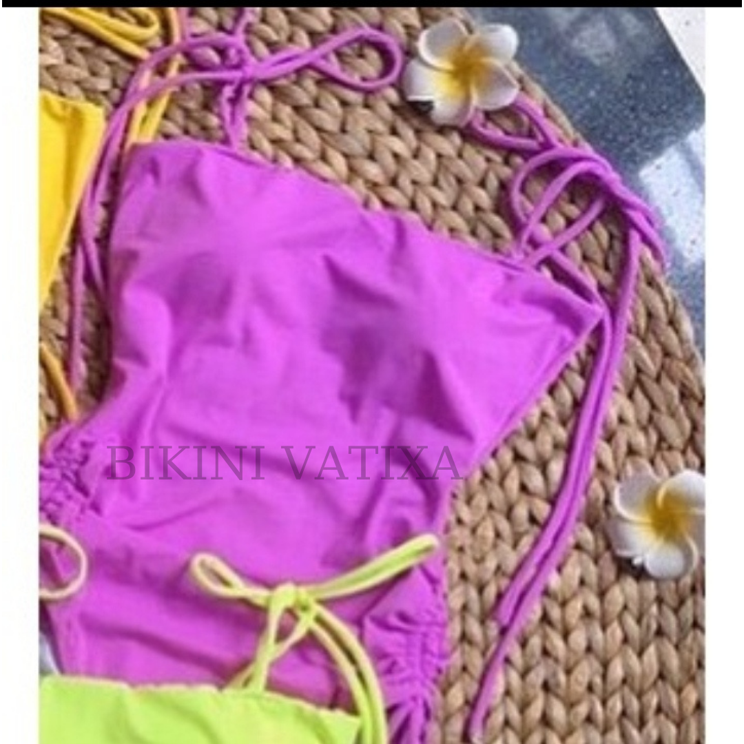 Bikini 1 Mảnh Liền Thân Cổ Yếm Rút Eo Siêu Hot (Nhiều Màu) VATIXA BKN03