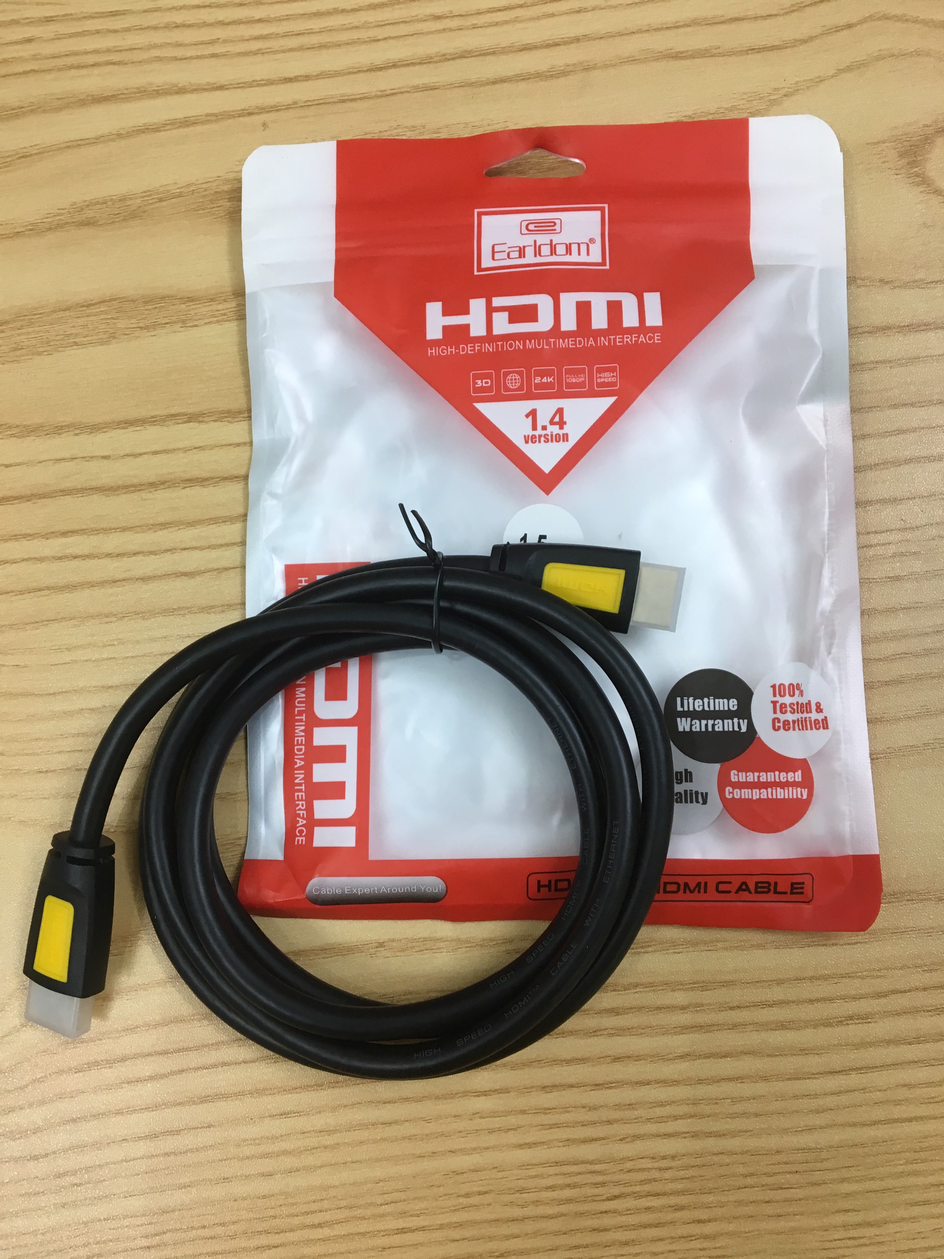 Cáp HDMI Earldom W09 dài 1,5m - Hàng chính hãng Earldom