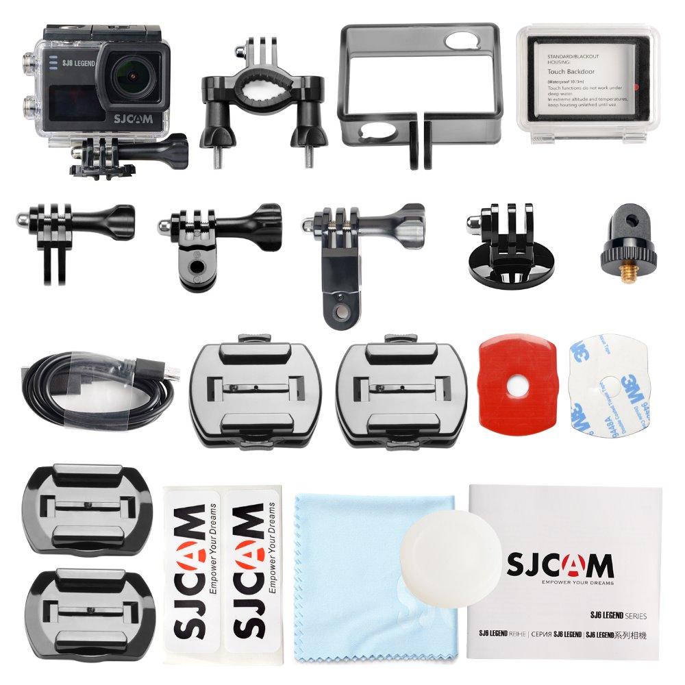 SJCAM SJ6 LEGEND 2 'Màn hình cảm ứng Hành động từ xa Mũ bảo hiểm thể thao DV Máy ảnh không thấm nước 4K 24fps NTK96660 Chipset