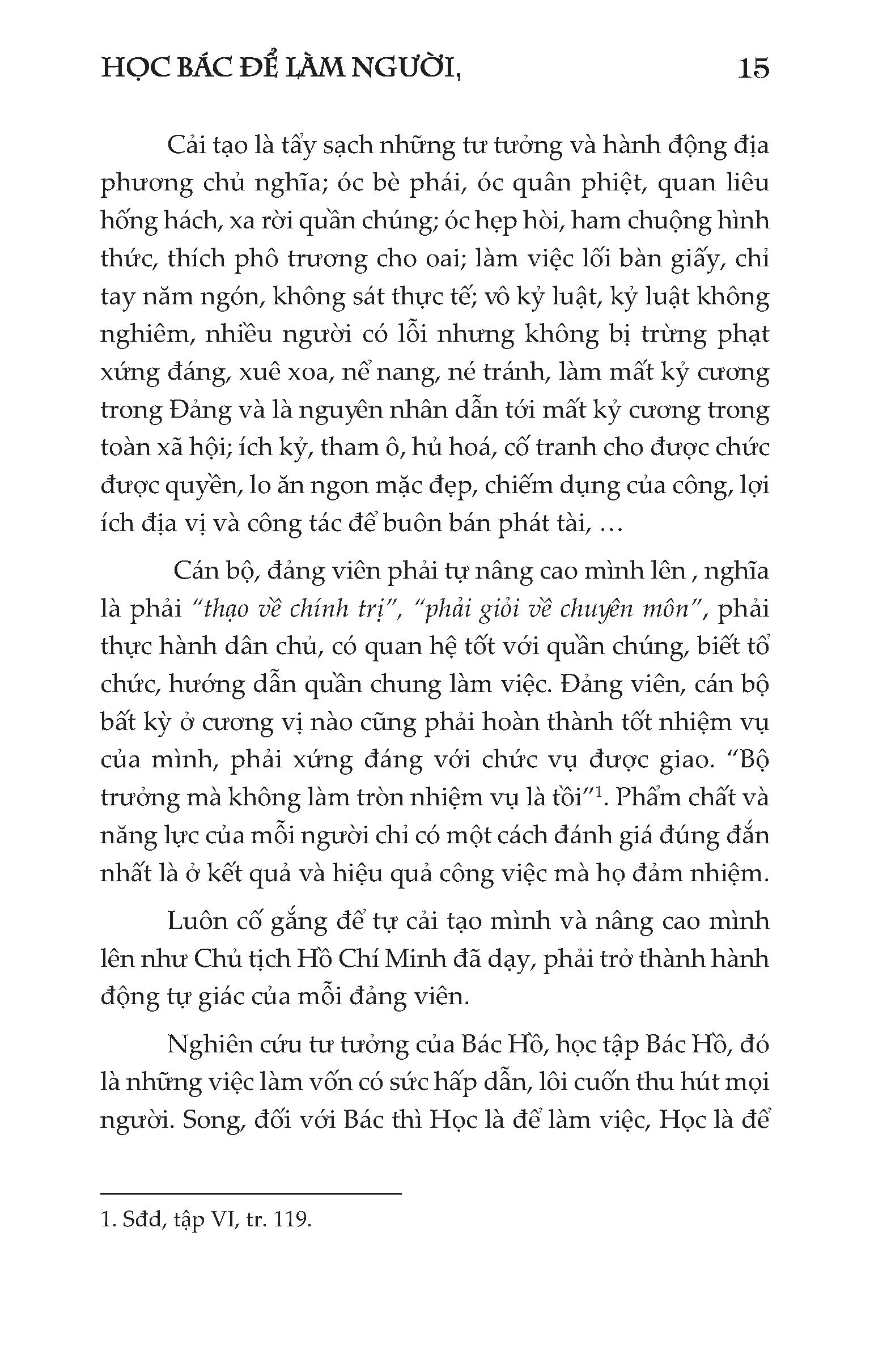 Tấm Gương Bác - Ngọc Quý Của Mọi Nhà: Học Bác Để Làm Người