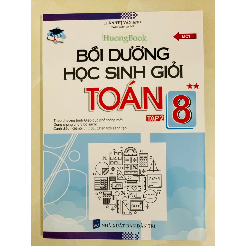 Sách - Combo Bồi dưỡng học sinh giỏi toán 8 - tập 1 + 2