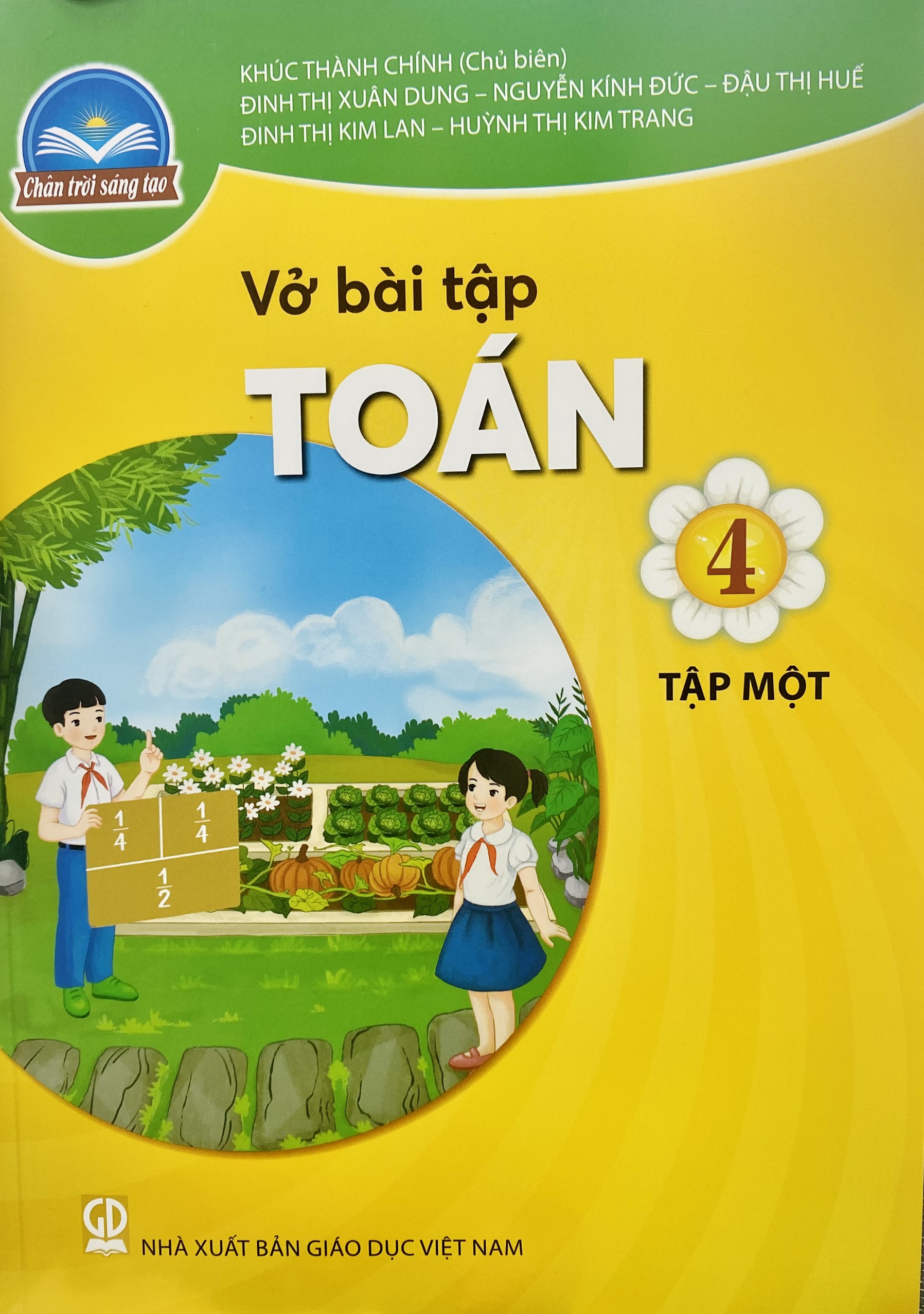 Sách - Combo 4 cuốn Toán lớp 4 tập 1+2 (SGK+BT) (Chân trời sáng tạo)