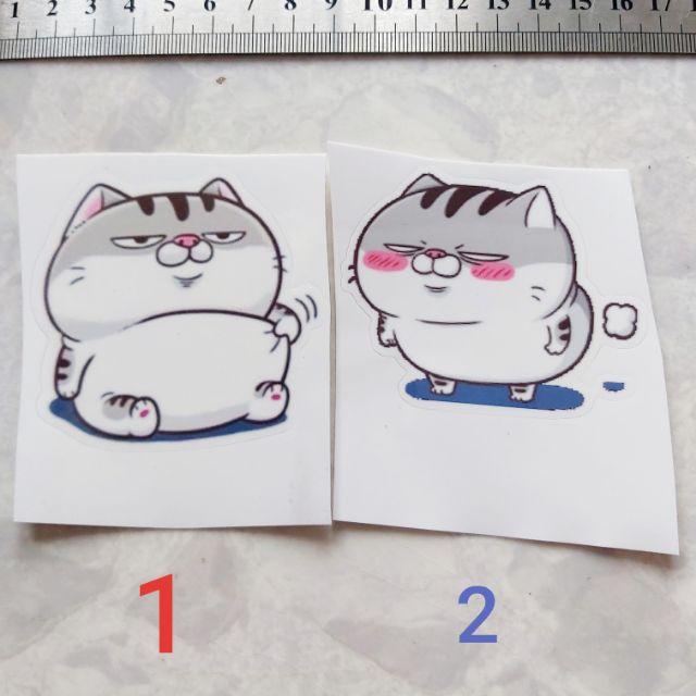 Tem Sticker Mèo Ú Cute Giá Rẻ