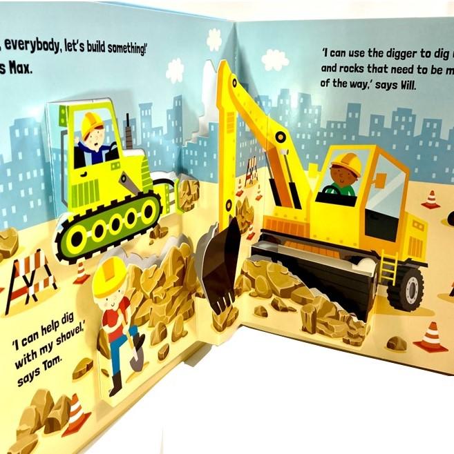 Pop Up Book - Trucks And Diggers