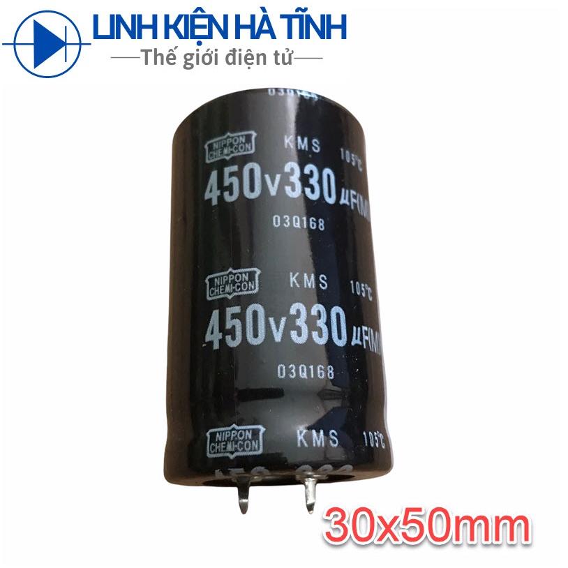 Tụ hóa 330uf 450v 330uf450v tụ 450v 330uf (30x50mm)