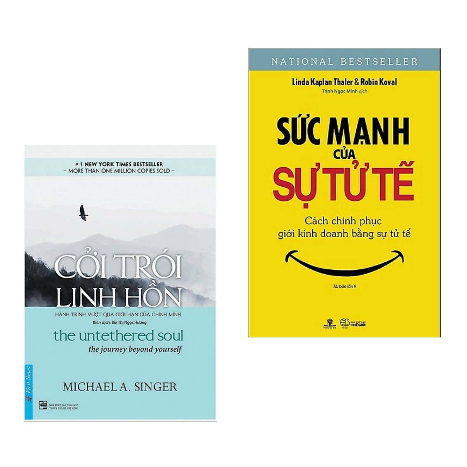 Combo Sách Tư Duy - Tĩnh Tâm Hay: Sức Mạnh Của Sự Tử Tế - Cách Chinh Phục Giới Kinh Doanh Bằng Sự Tử Tế + Cởi Trói Linh Hồn (Cẩm nang chinh phục đối tác và tuyệt chiêu vượt qua giới hạn bản thân)