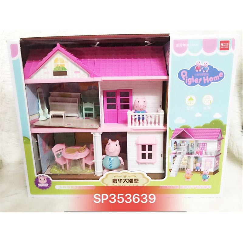 Hộp nội thất nhà heo Peppa 2 con , 9955 - SP353639