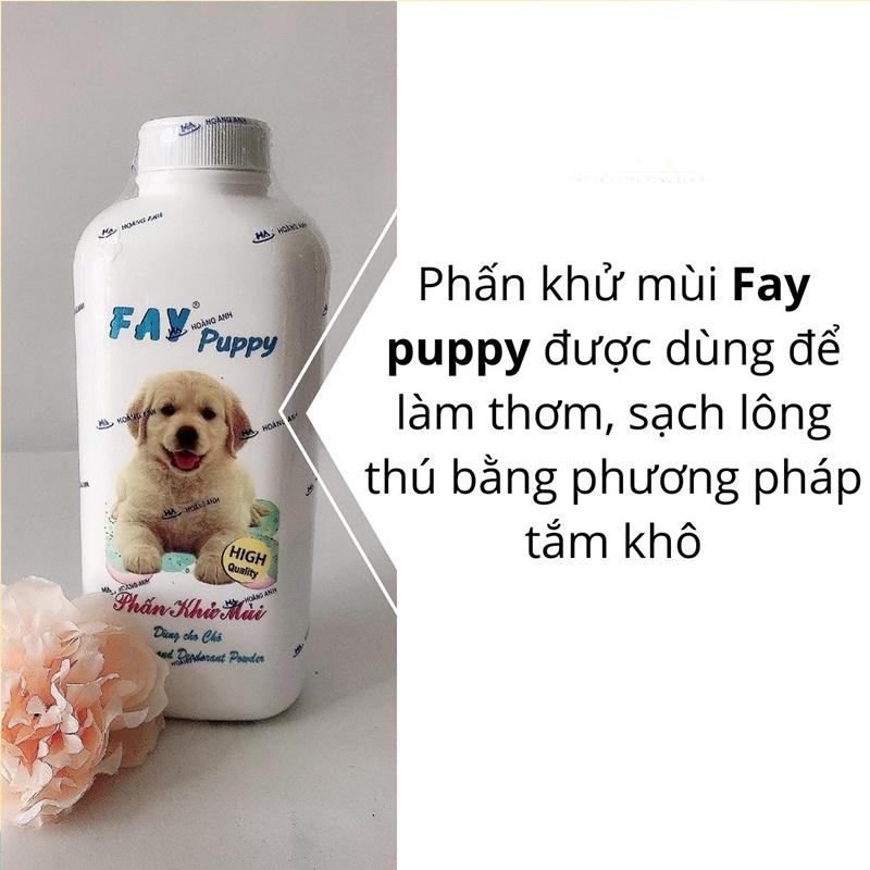 Bột tắm khô cho chó mèo Fay - Phấn tắm khô cho chó mèo Fay