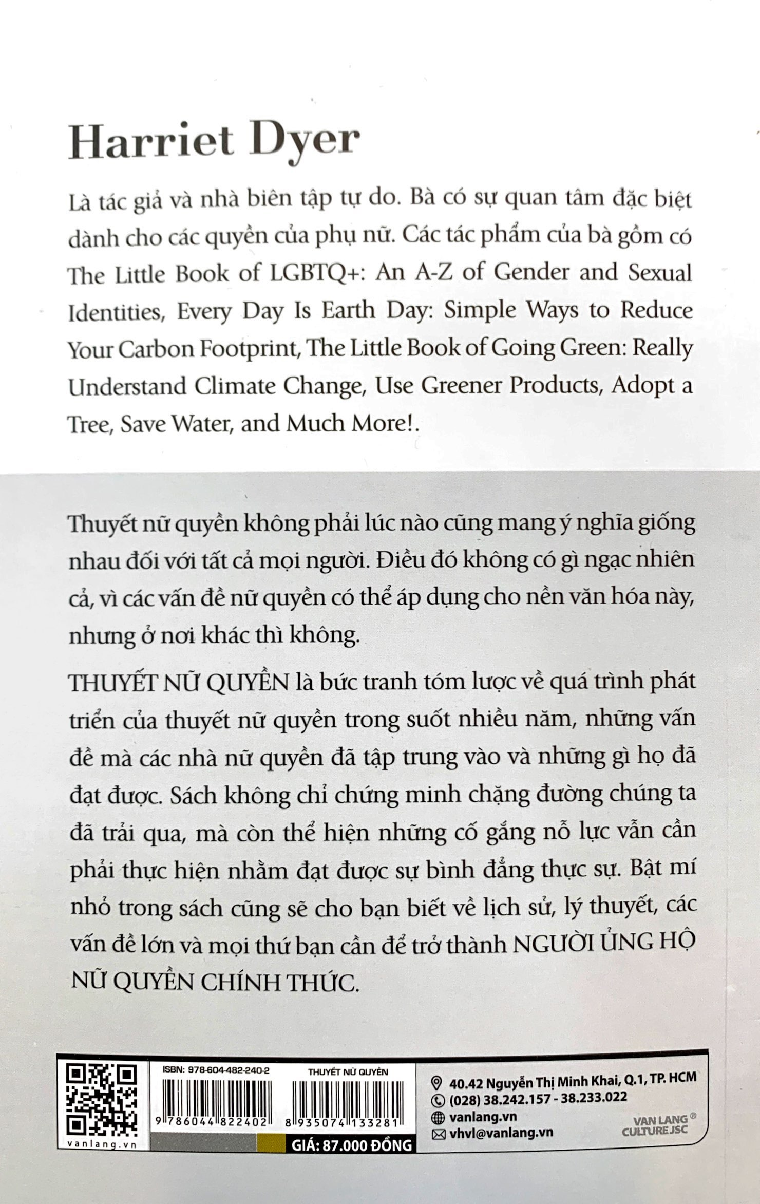 The Little Book Of Feminism - Thuyết Nữ Quyền - Harriet Dyer - (bìa mềm)