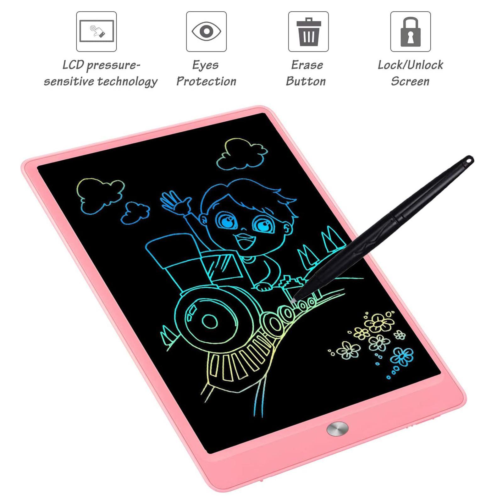 Ultra-thin 10 inch LCD Writing Tablet Electronic Graphic Board Pad Blue