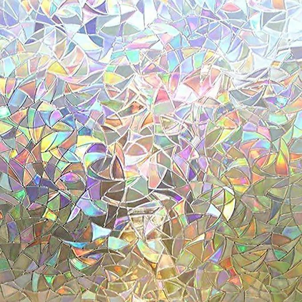 Decorative 3D Static Privacy Window Glass Screen Film Sticker Home 45X200cm